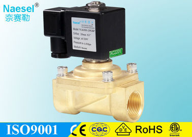 Direct Lifting Piston Solenoid Valve 2 Port Teflon Seal 3 / 8" - 2 Inch Size